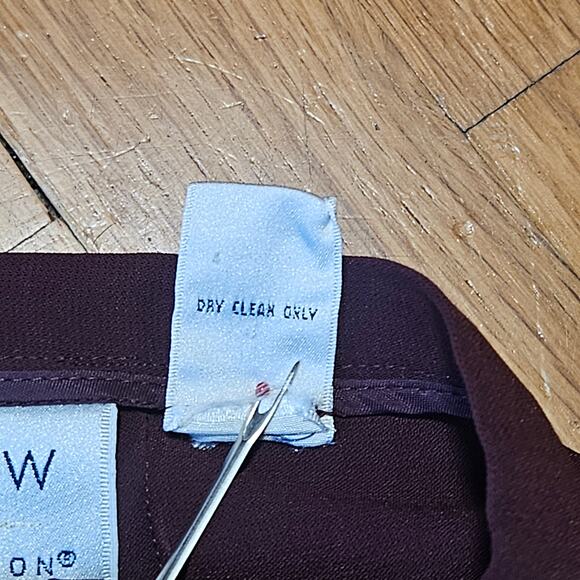 Vtg Preview Collection Maxi Skirt Size 6 Purple Front Slit High Waist Y2K Office - Picture 4 of 9